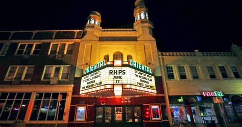 The oriental theater milwaukee - Location. 2230 North Farwell Avenue. on Milwaukee's East Side. Get Directions to the Oriental. Explore titles at the Oriental Theatre, an iconic landmark on Milwaukee’s East Side, consistently recognized as one of …
